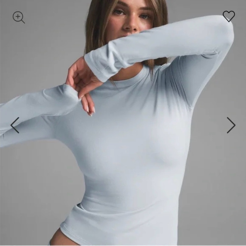 Skims cotton jersey long sleeves T-shirt